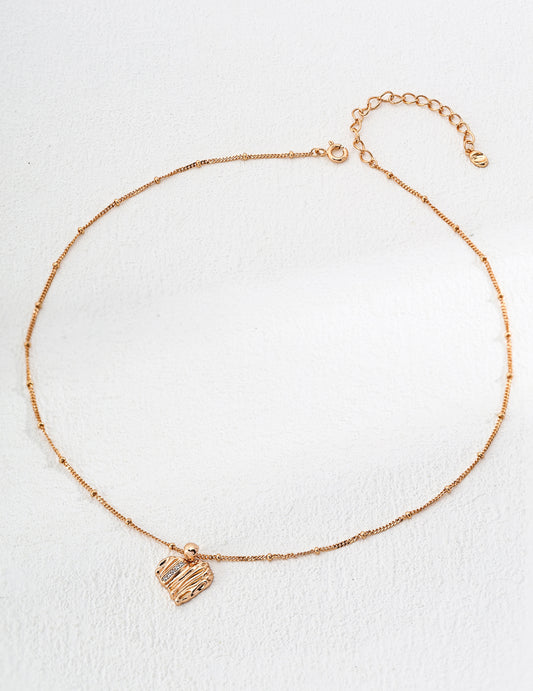 Sterling Silver Heart-shaped Necklace