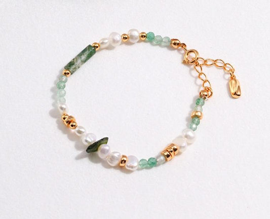 Jade Wave Pearl Bracelet