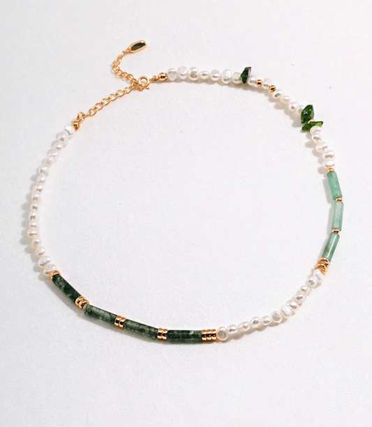 Aprielle Jewelry Jade Wave Pearl Necklace