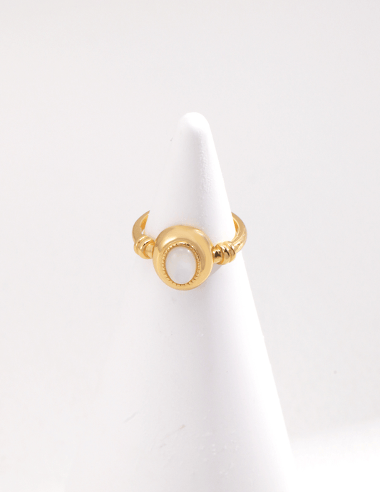 Aprielle Jewelry Mother-of-Pearl Sterling Silver Ring