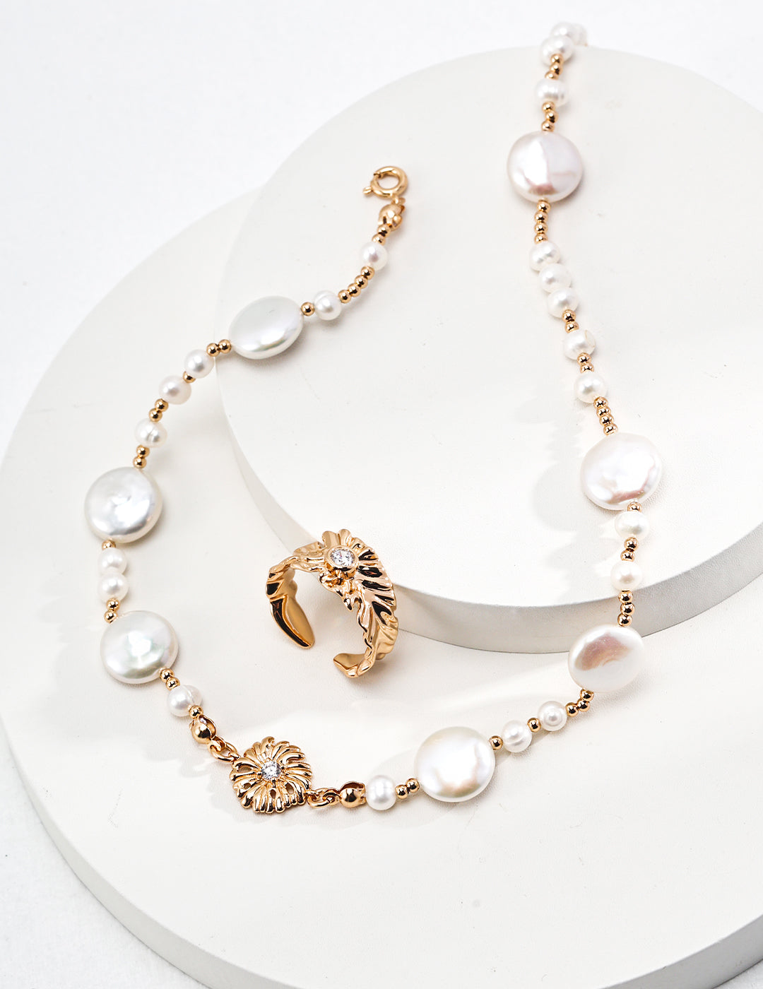 Aprielle Jewelry Classic Pearl Necklace in Sterling Silver