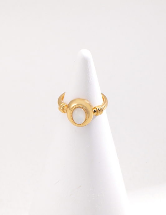 Aprielle Jewelry Mother-of-Pearl Sterling Silver Ring