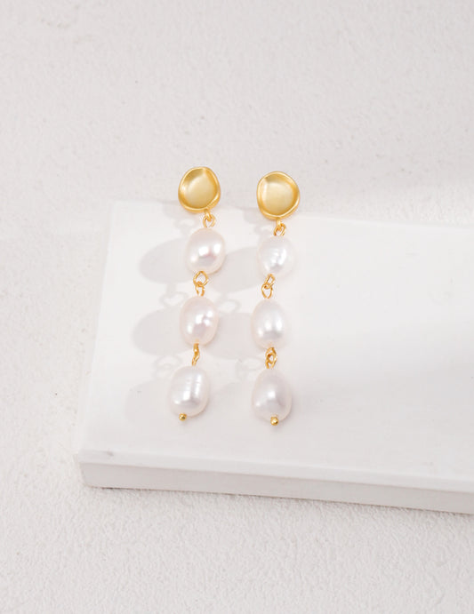 Aprielle Jewelry Irregular Baroque Pearl Earrings