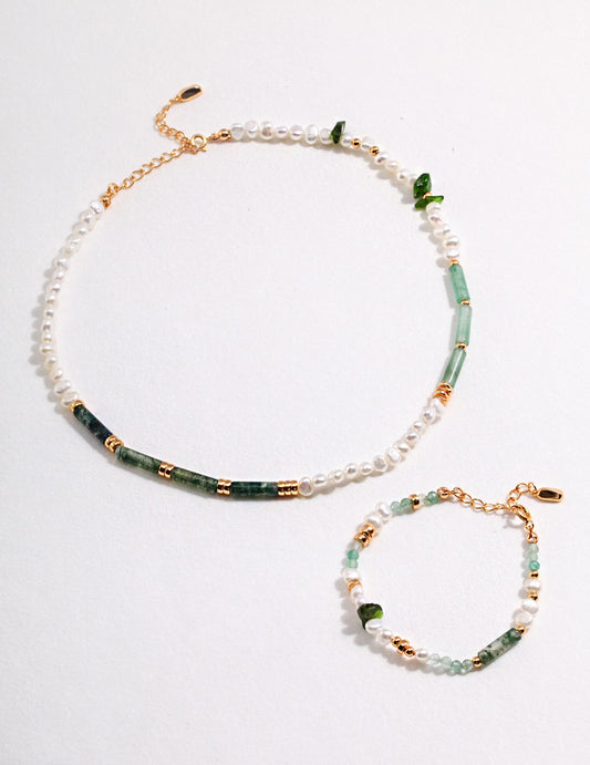 Aprielle Jewelry Sterling Silver Pearl Necklace