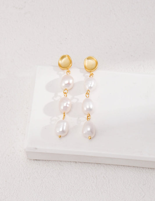 Aprielle Jewelry Irregular Baroque Pearl Earrings