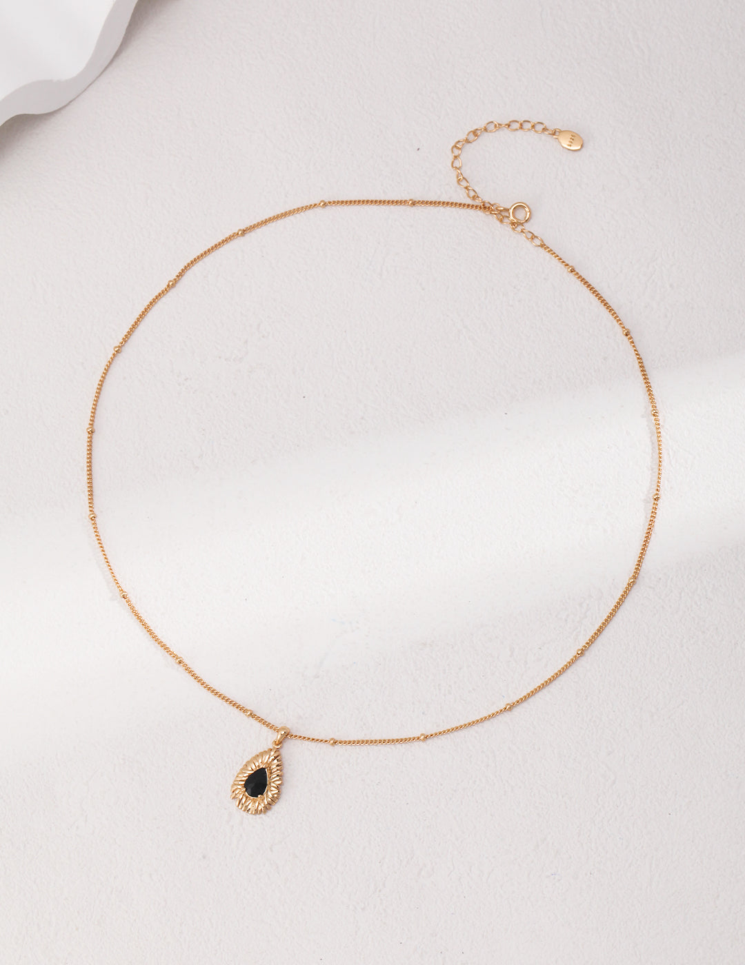Aprielle Jewelry Black Zircon Necklace