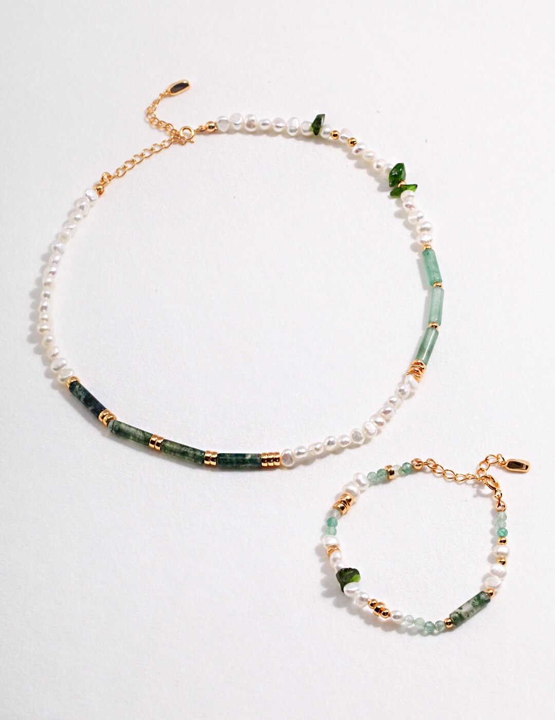 Aprielle Jewelry Jade Wave Pearl Set