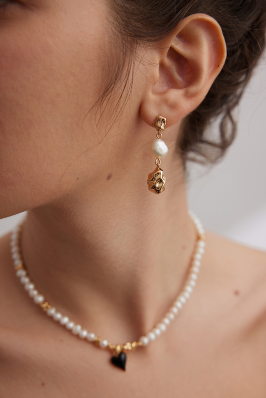 Aprielle Jewelry Natural Pearl Stud Earrings