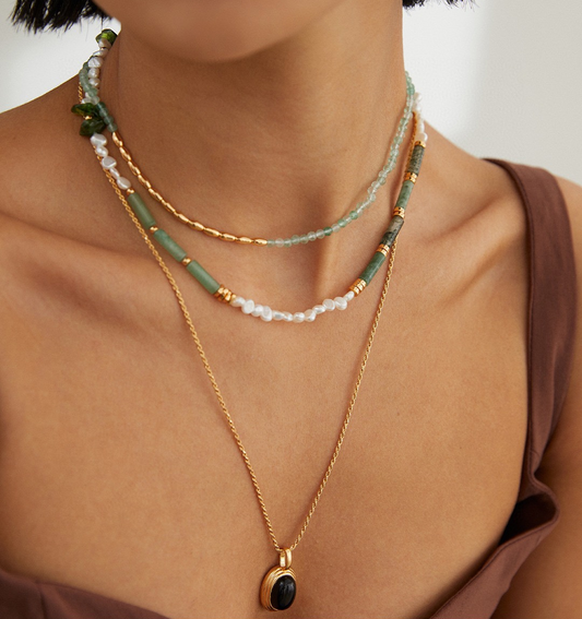 Aprielle Jewelry Sterling Silver Pearl Necklace