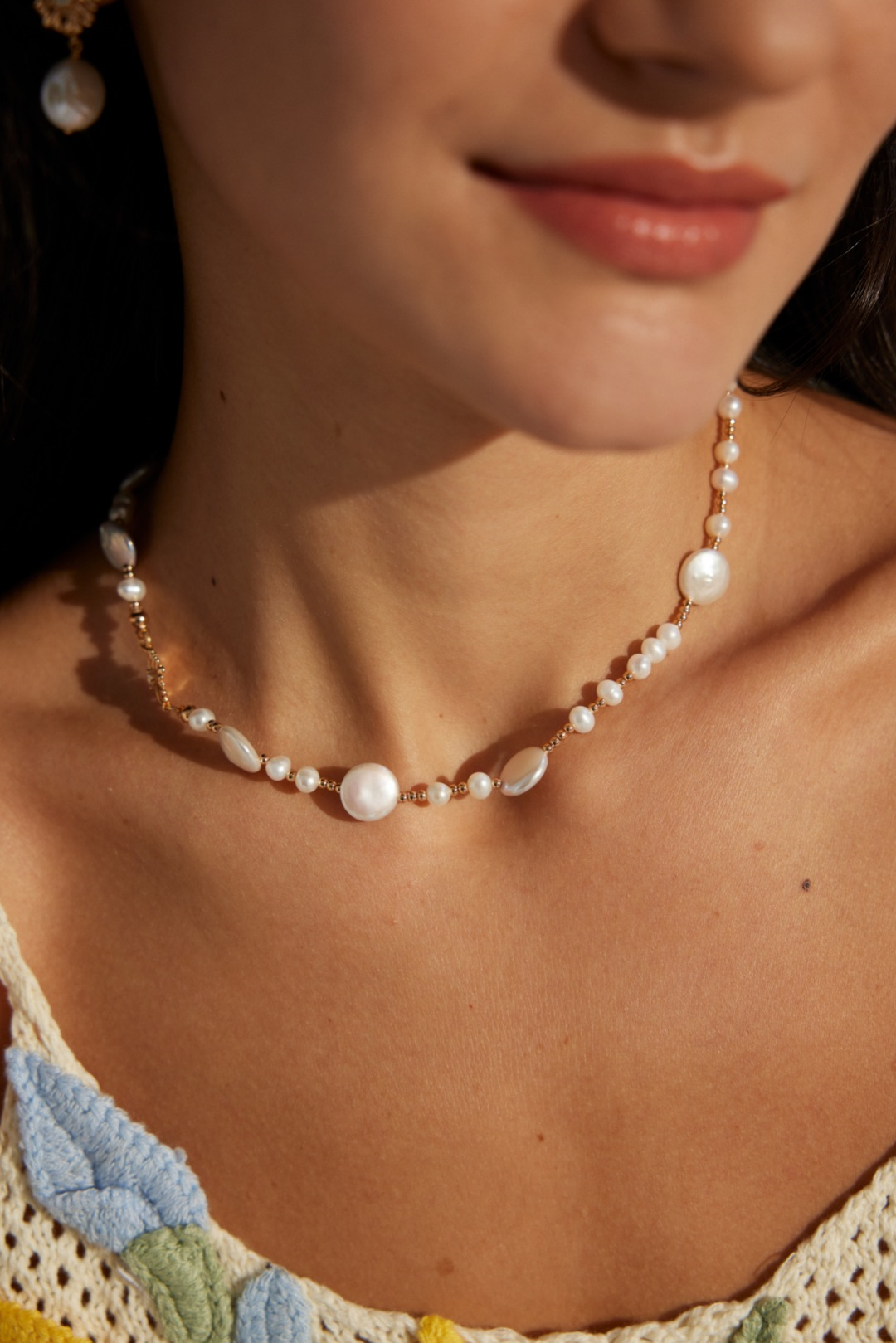 Aprielle Jewelry Classic Pearl Necklace in Sterling Silver
