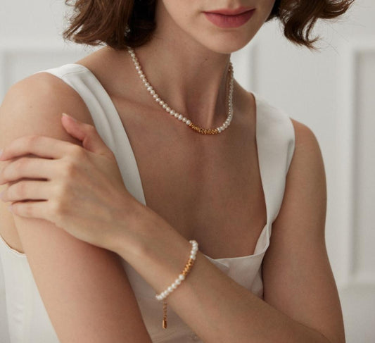 Stardust Sterling Silver and Pearl Set